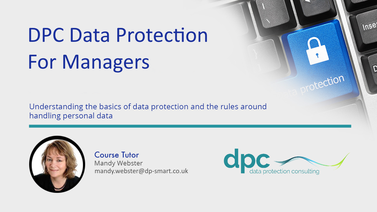 DPC Data Protection for Managers 2021